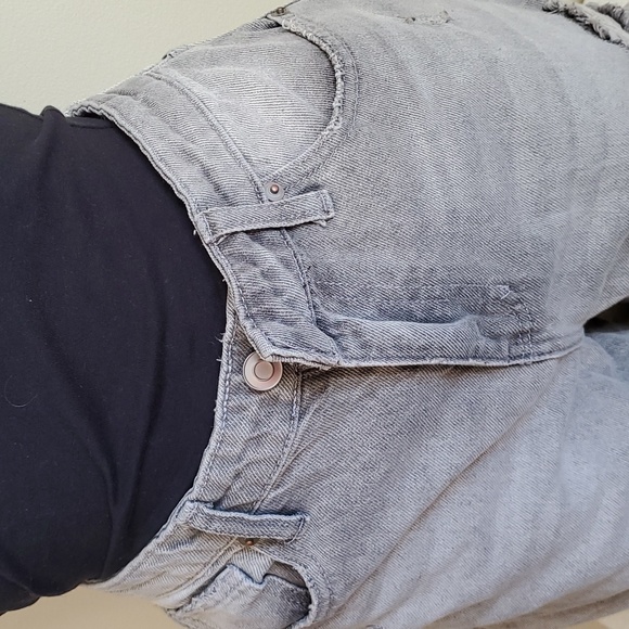 Destroyed Denim by BP Grey wash NWOT Tall Ankle Jeans - Picture 2 of 8